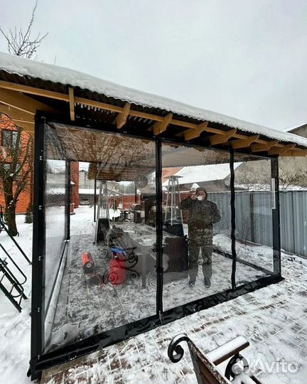 Мягкие окна для беседок