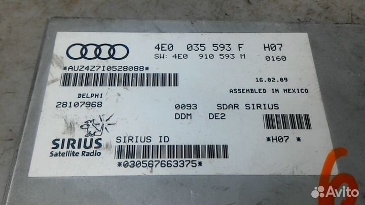 Блок управления (разное) Audi A6/RS6/S6