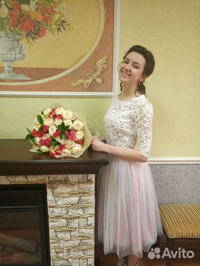 Нарядный комплект платье 42 размер