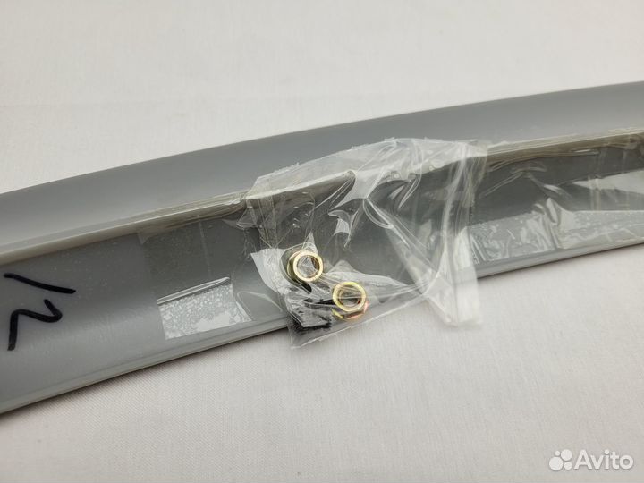 Спойлер/HYD043/ Hyundai Solaris (2010-16) +козырек