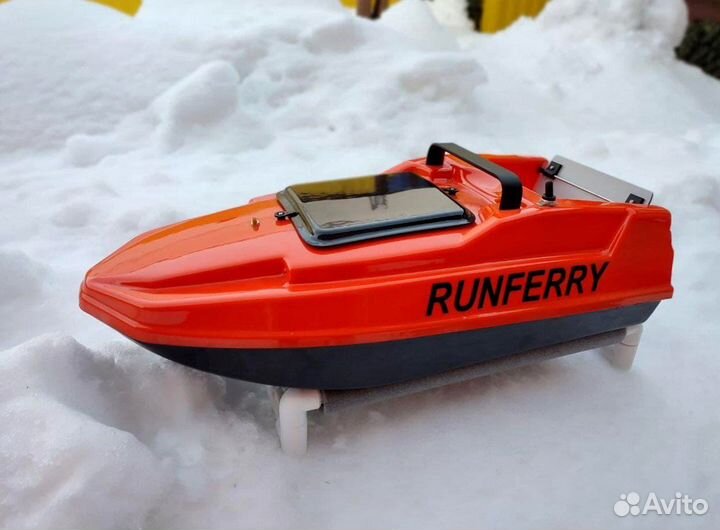 Прикормочный карповый кораблик Runferry Solo Mini