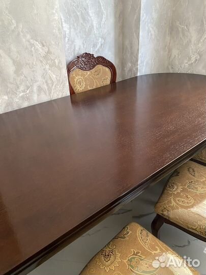 Стол со стульями бу