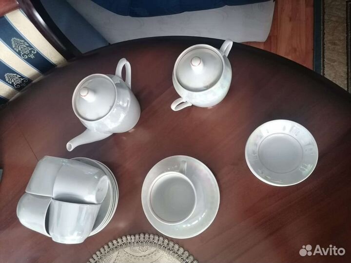 Чайный сервиз перламутр