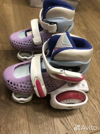 Роликовые коньки детские 25-28 раздвижные