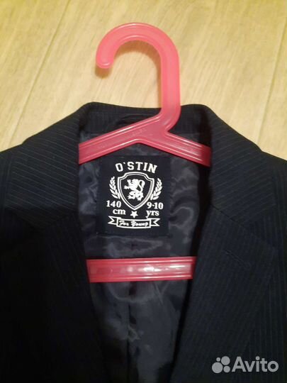 Пиджак школьный для мальчика 140