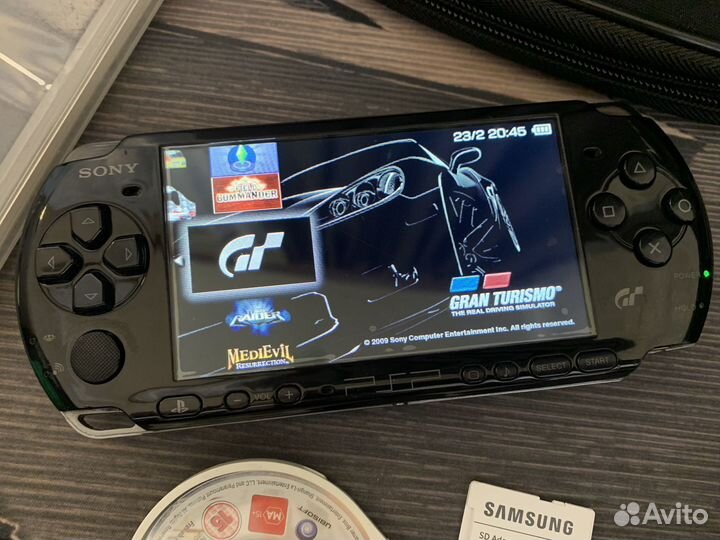 Sony PSP 3008 Gran Turismo 64gb 7500 игр (набором)