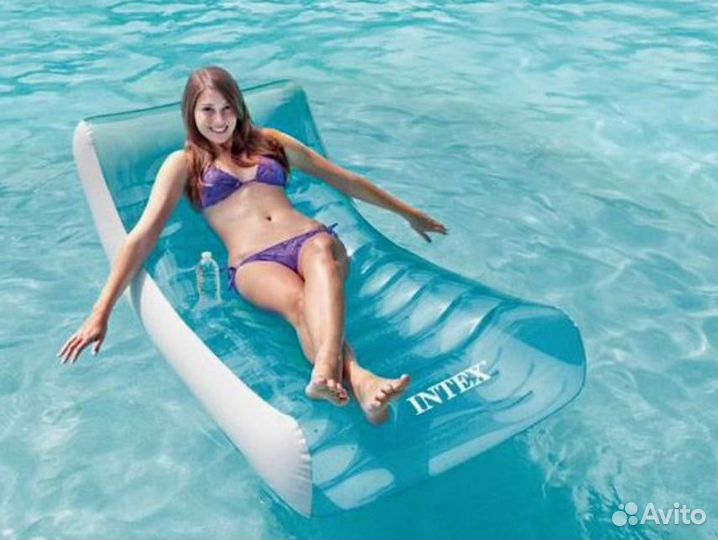 Кресло пляжное надувное 191х99см,intex 56874