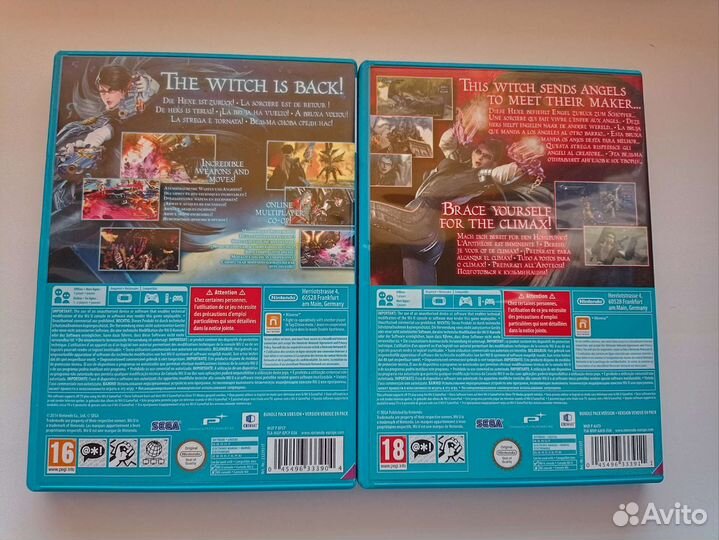 Игра для Nintendo Wii U Bayonetta 1 и 2 (комплект)