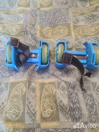 Коньки роликовые на обувь