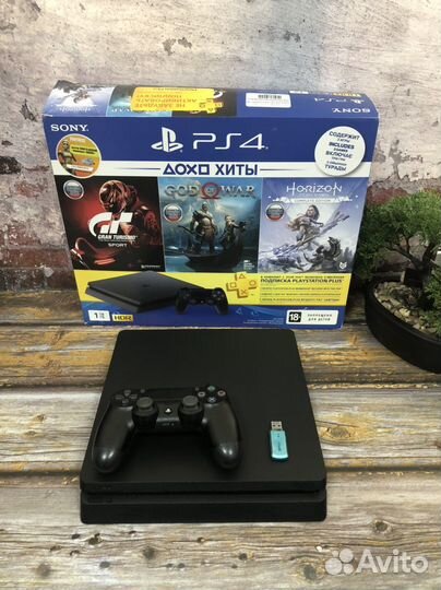 Sony ps4 1тб по 9.00 + 43 игры