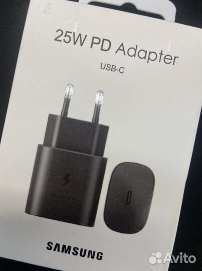 Адаптер Samsung USB-C - 25W (быстрая зарядка)