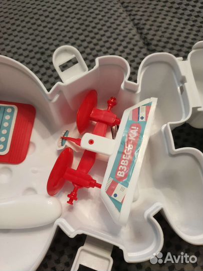 Набор доктора, фрукты, посуда