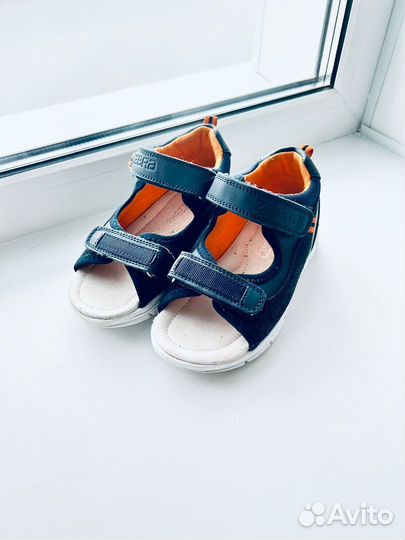 Сандалии для мальчика зебра 27