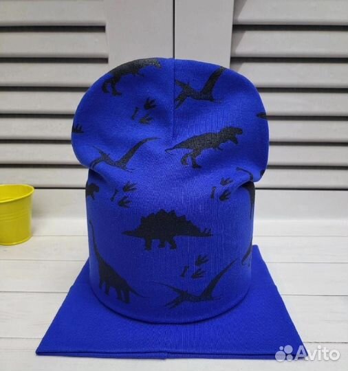 Комплект шапка и снуд