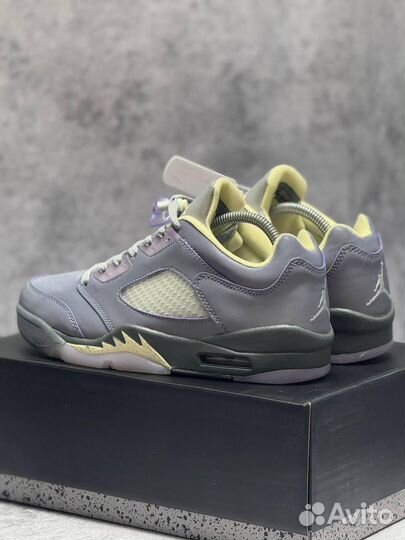 Кроссовки Nike PSG x Air Jordan 5 Low (Арт.28645)