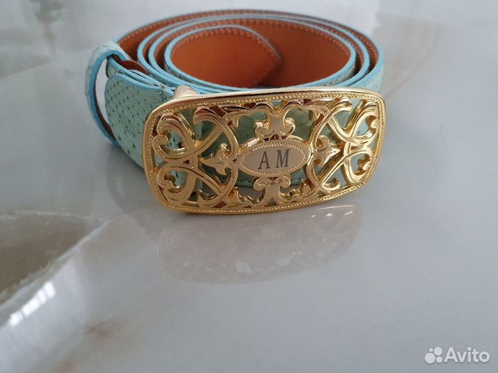 Ремни женские змеиная кожа