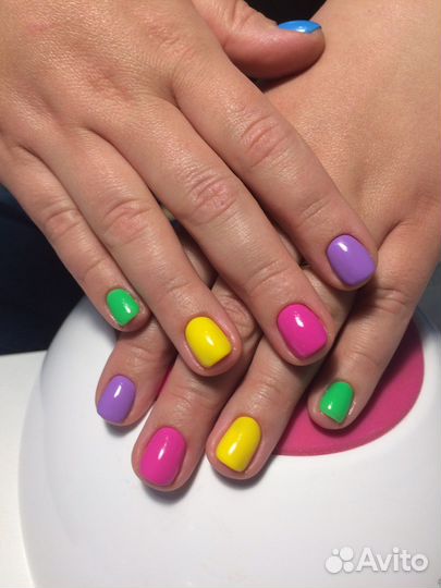 Маникюр, Педикюр, Наращивание, Шеллак, Гель-лак