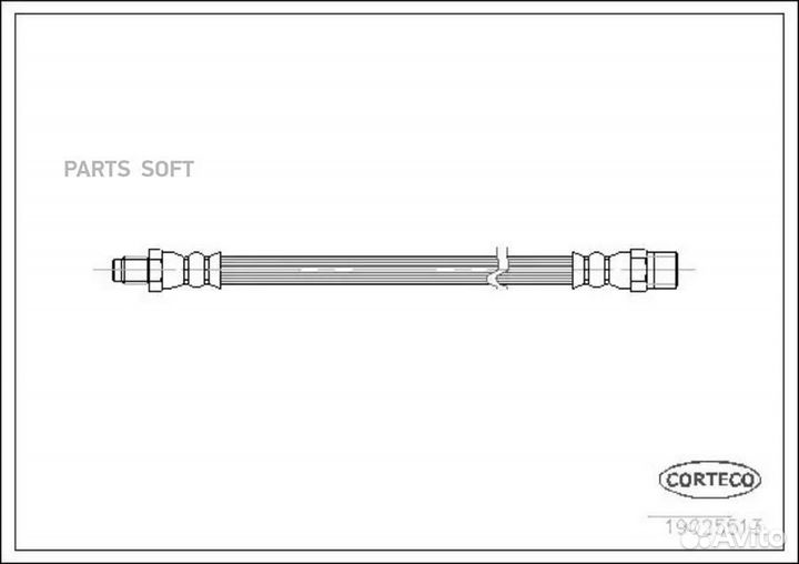 Corteco 19025513 Шланг тормозной