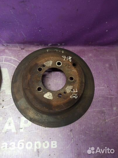 Диск тормозной задний Peugeot 4007 EP DW12