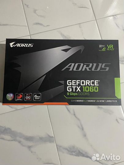 Продам видеокарту Gigabyte GeForce GTX 1060 6GB