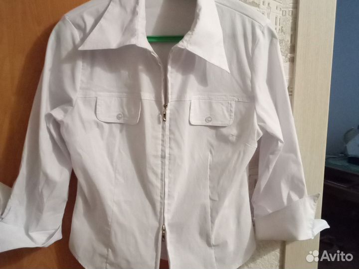 Рубашка белая женская 44 46