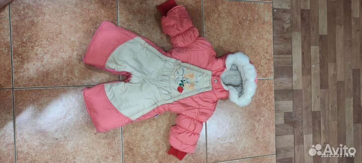 Детский зимний комбинезон