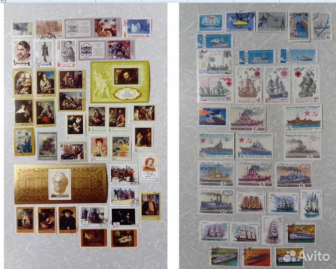 Тематические наборы марок СССР (часть 6-7)
