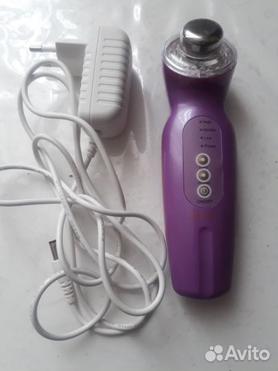 Ультразвуковой массажёр для лица и шеи