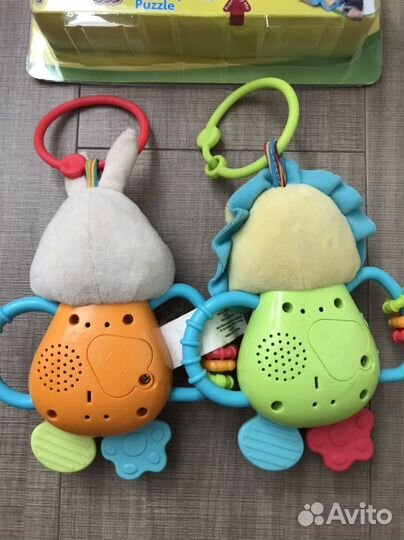 Музыкальные игрушки-подвески от 0 мес