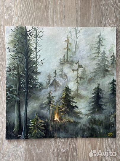 Картина акрилом на холсте