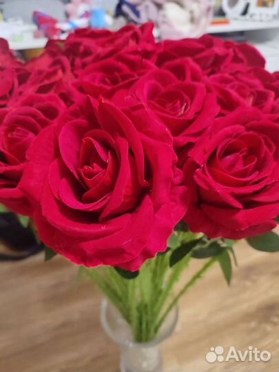 Искусственные цветы розы