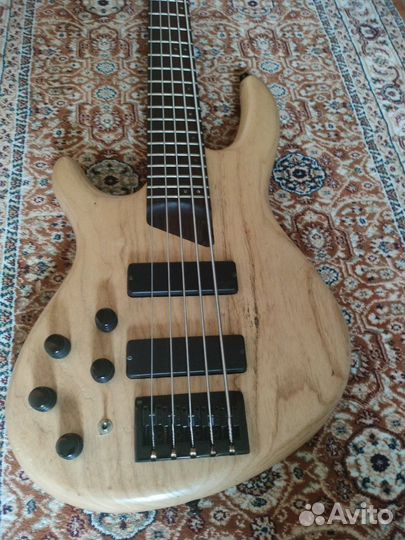 Бас-гитара 5-струнная леворукая Cort B5 Plus AS LH