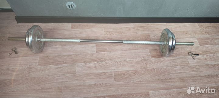 Штанга гриф блины бу