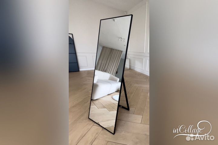 Зеркало во весь рост напольное с ножкой