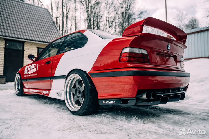 Диффузор заднего бампера BMW E36 Tuning V3