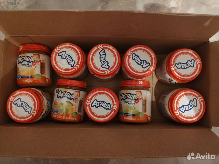 Детское питание пюре овощное Мясное Фруктовое каши