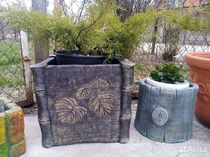 Вазон\кашпо/подставка/урна/ фигура ручной работы