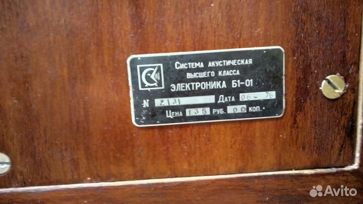 Колонки Электроника Б1-01 8 Ом