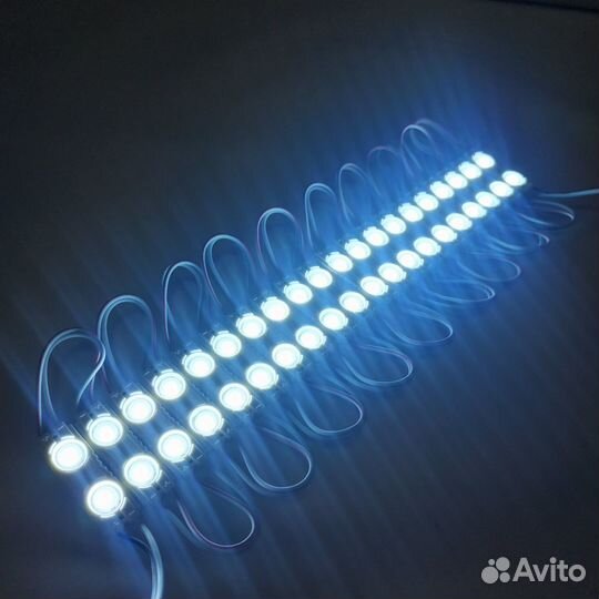 Светодиодный модуль 2 led 1,0Вт 12В для рекламы