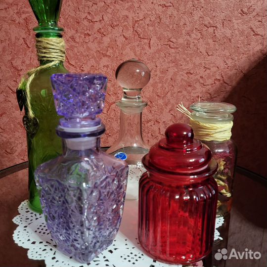 Цветное стекло сосуды для интерьера