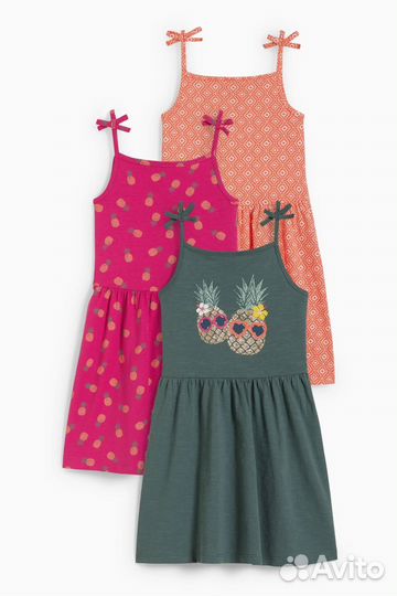 Набор летних платьев c&a 116, 122, 128