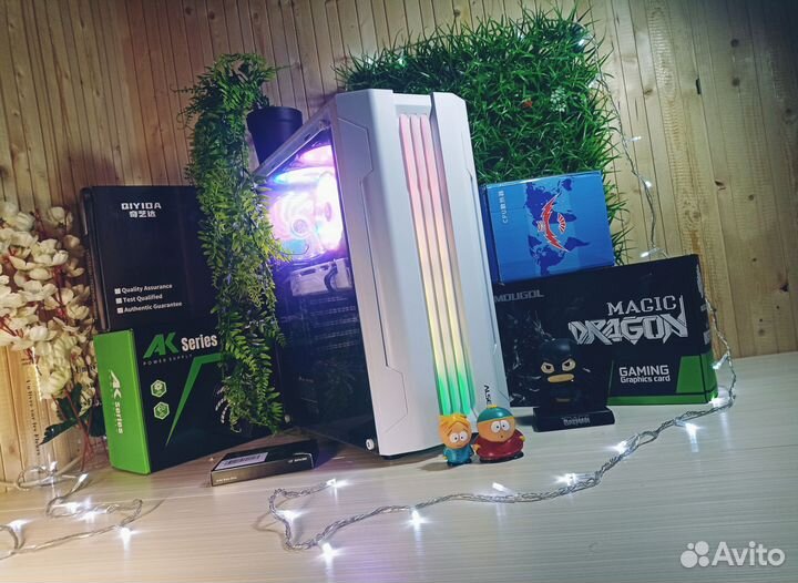 Пк (10 ядер, 8GB gddr5, 16GB озу DDR4, SSD+HDD)