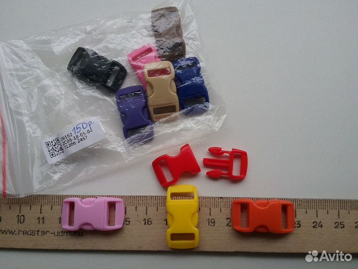 Пластиковые карабины, застёжки для творчества