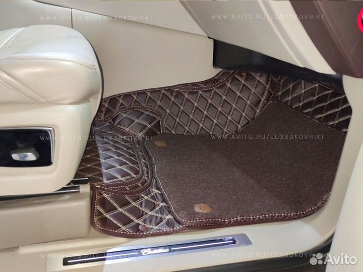 5D коврики из экокожи для Cadillac Escalade