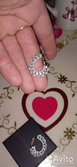 Серебряные серьги