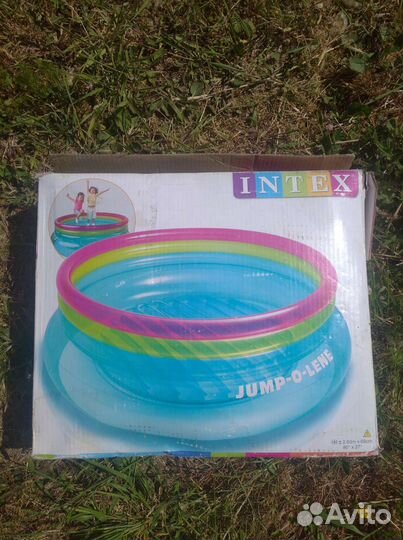 Бассейн батут intex