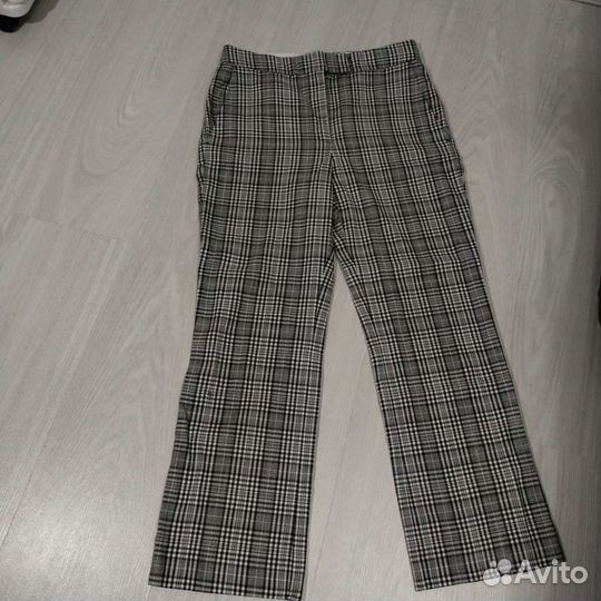 Брюки в клетку Mango XS