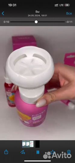 Пенка для подмывания девочек 3+