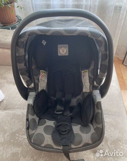 Автолюлька от 0 peg perego с базой isofix