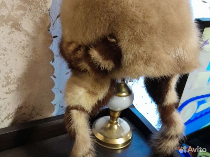Шапка норковая женская 56р